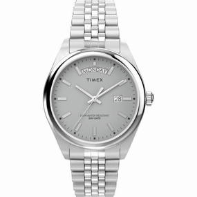 Timex Men's Watch - Legacy Grey Dial Silver Stainless Steel Bracelet | TW2V67900VQ