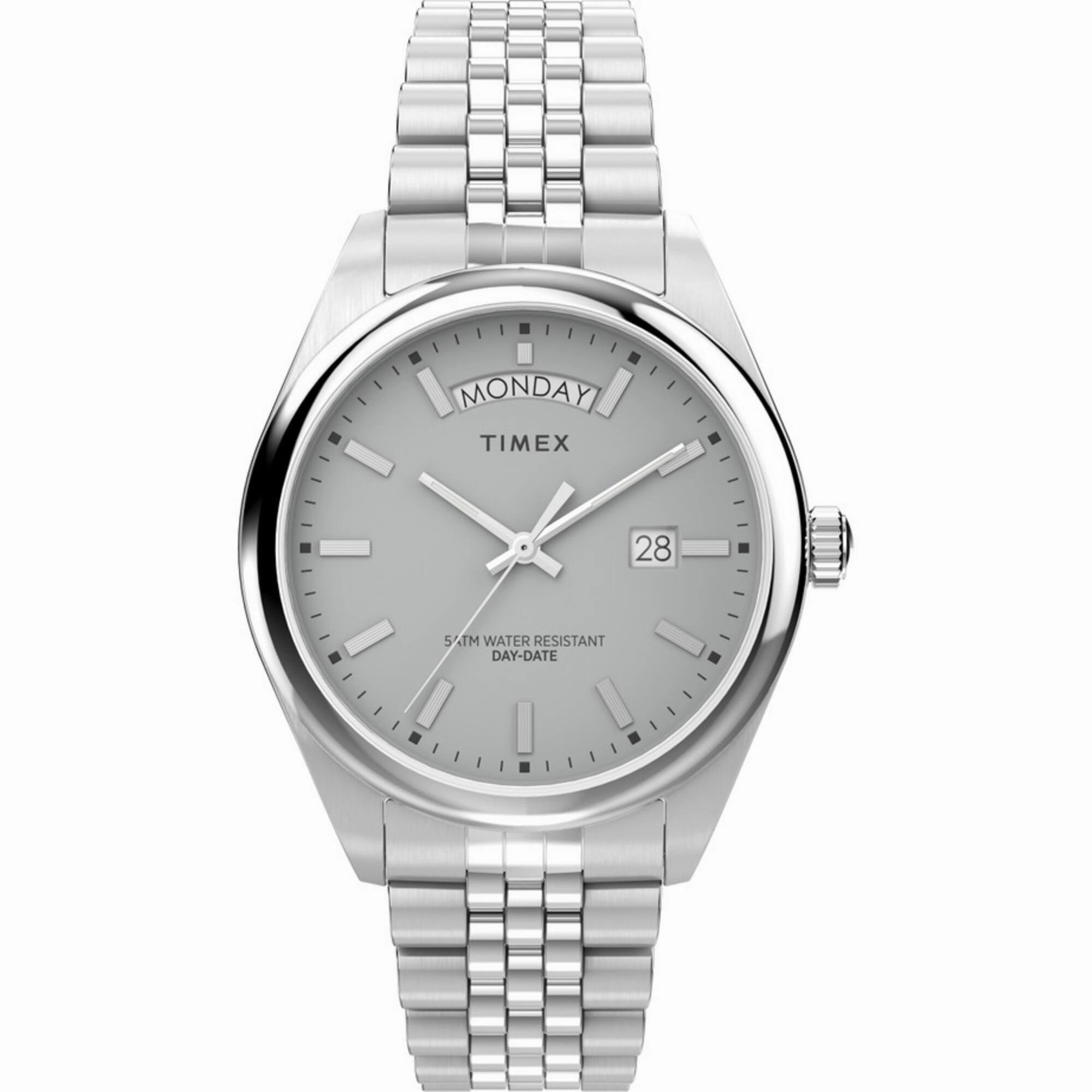 Timex Men's Watch - Legacy Grey Dial Silver Stainless Steel Bracelet | TW2V67900VQ
