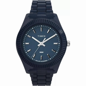 Timex Men's Watch - Legacy Ocean Dark Blue Dial Recycled Plastic Bracelet | TW2W56200