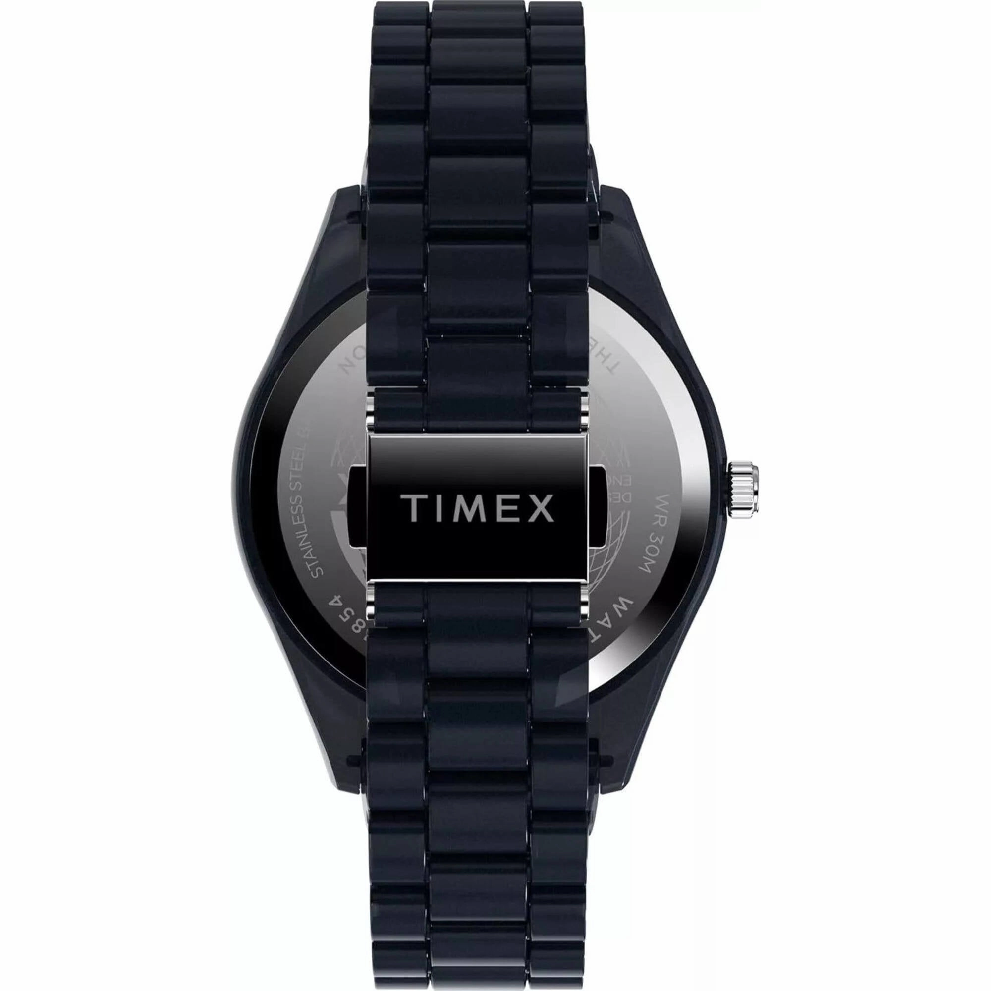 Timex Men's Watch - Legacy Ocean Dark Blue Dial Recycled Plastic Bracelet | TW2W56200