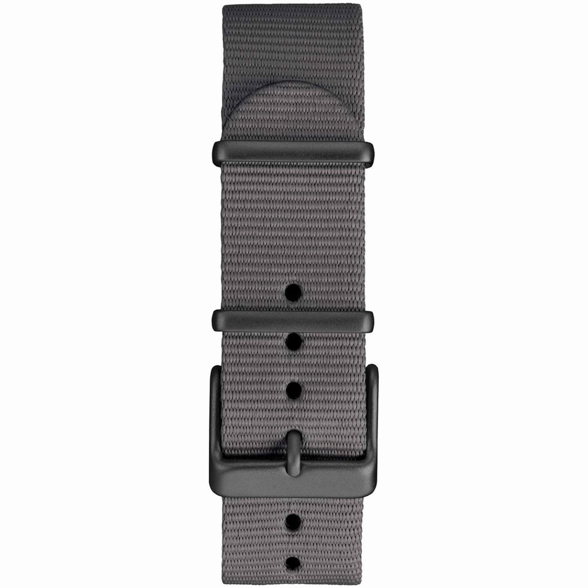 Timex Men's Watch - MK1 Quartz Black Aluminum Case Grey Dial Nylon Strap | TW2T10500