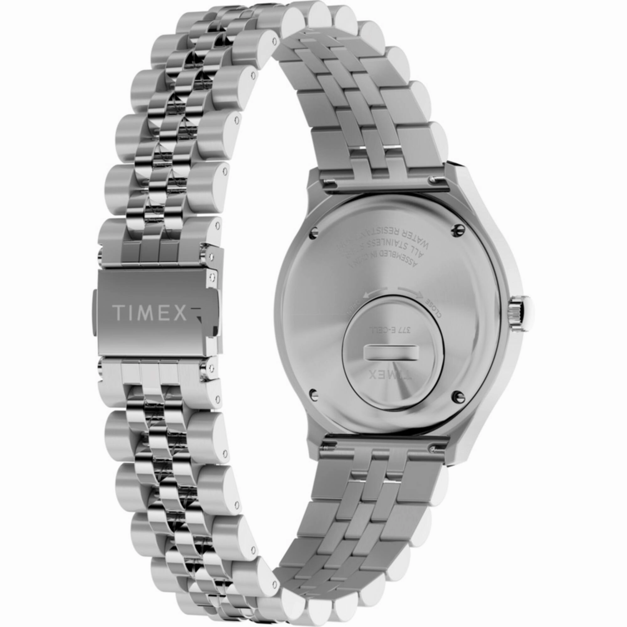 Timex Men's Watch - Q Reissue Degrade Quartz Black, Grey Dial Bracelet | TW2W22500