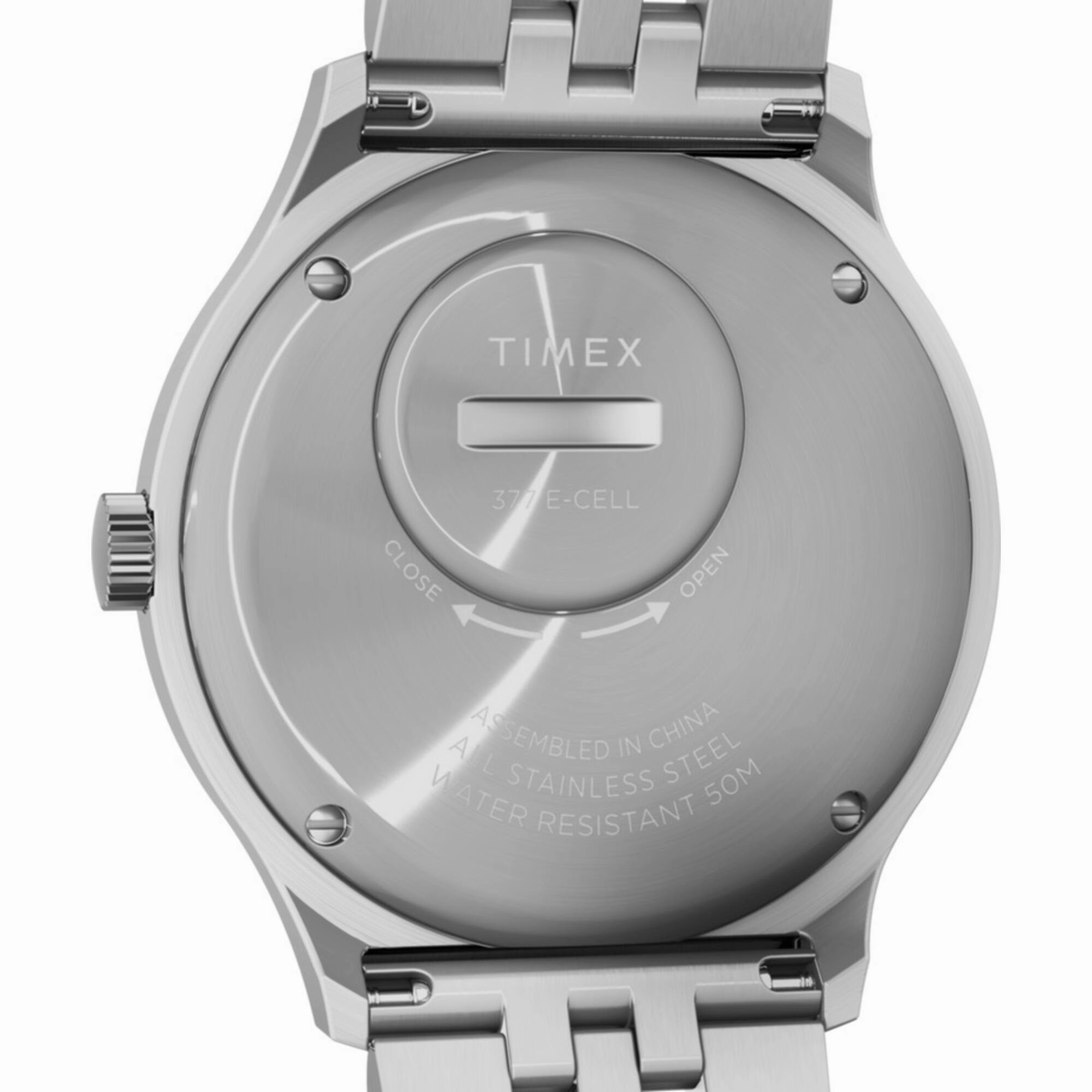 Timex Men's Watch - Q Reissue Degrade Quartz Black, Grey Dial Bracelet | TW2W22500