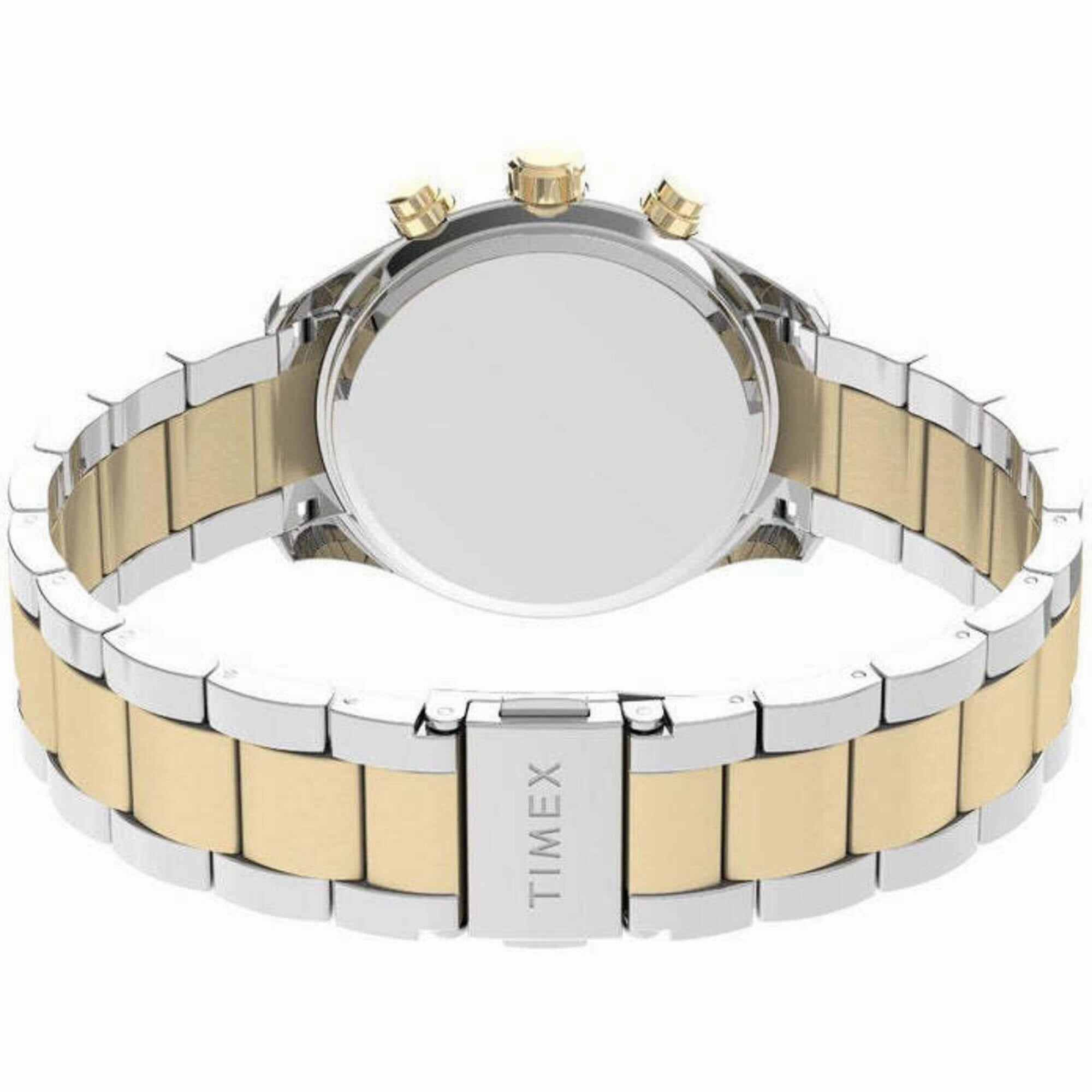 Timex Women's Watch - Chronograph Silver Dial Two Tone Steel Bracelet | TW2V57700