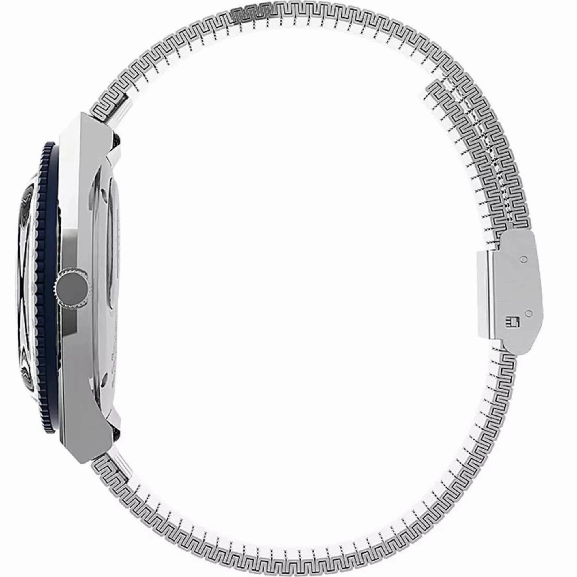 Timex Women's Watch - Q Quartz Blue Dial Stainless Steel Bracelet | TW2U95500