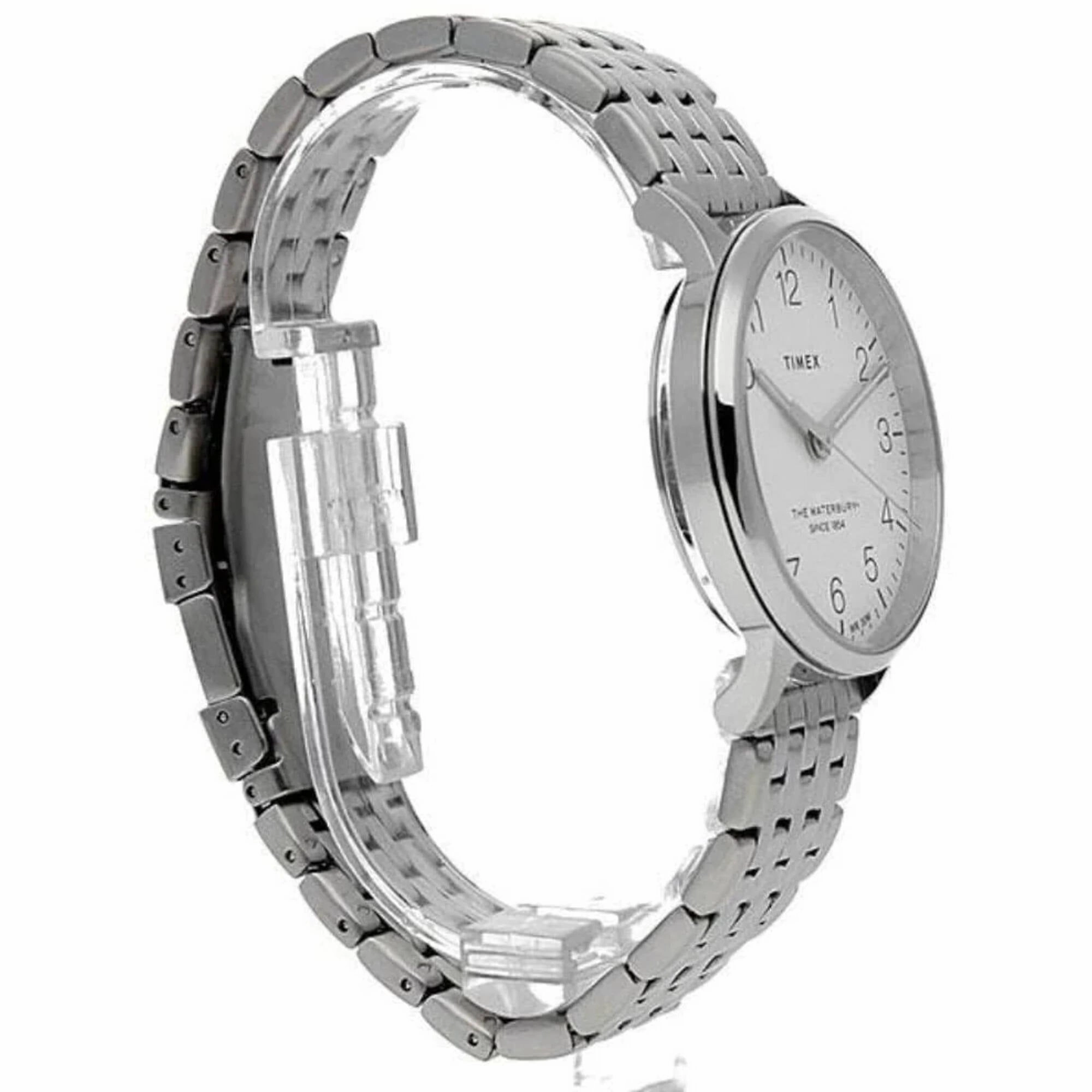 Timex Women's Watch - Waterbury Quartz White Dial Stainless Steel Bracelet | Tw2R72600
