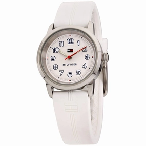 Tommy Hilfiger Women's Watch - Communion Quartz White Dial Rubber Strap | 1781528