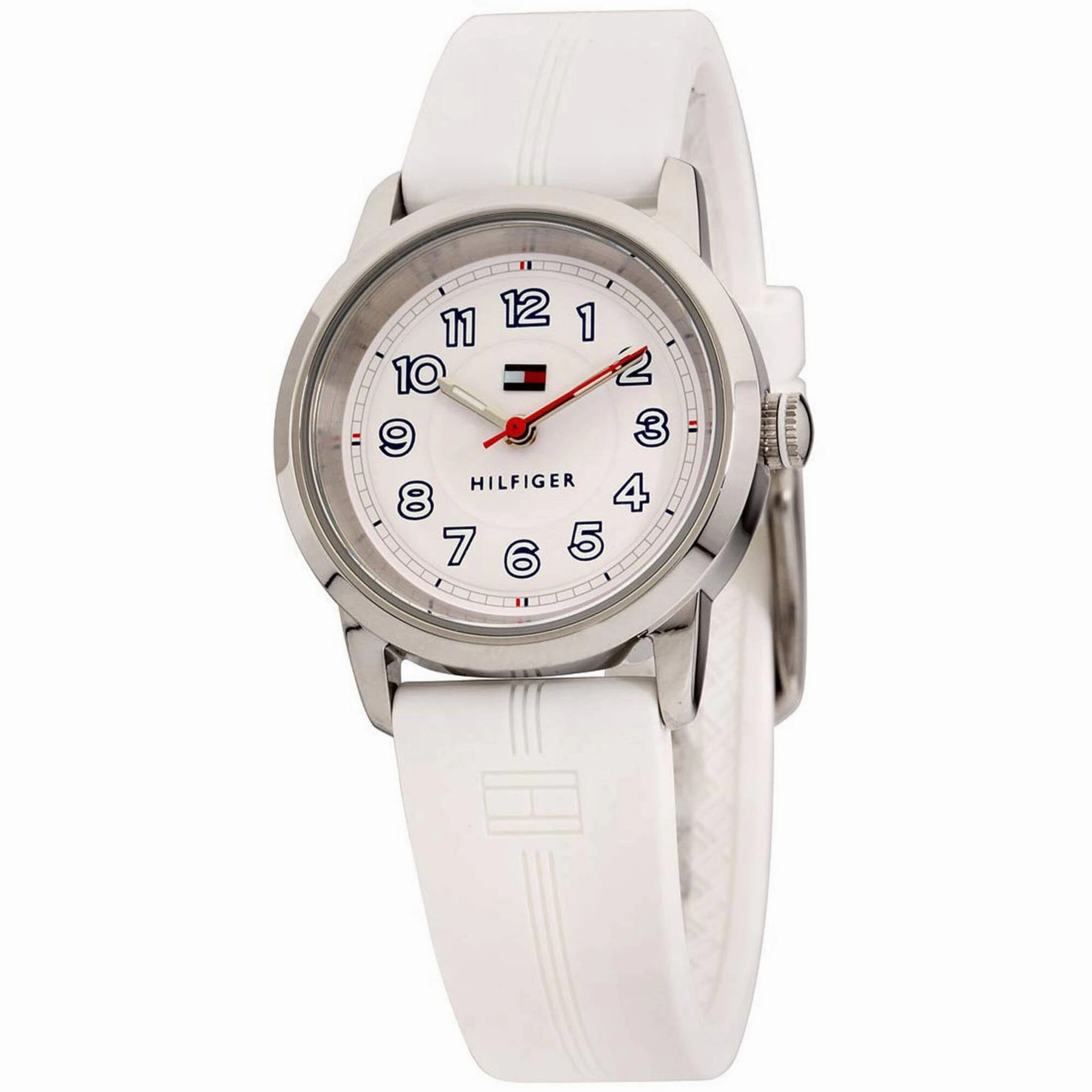 Tommy Hilfiger Women's Watch - Communion Quartz White Dial Rubber Strap | 1781528