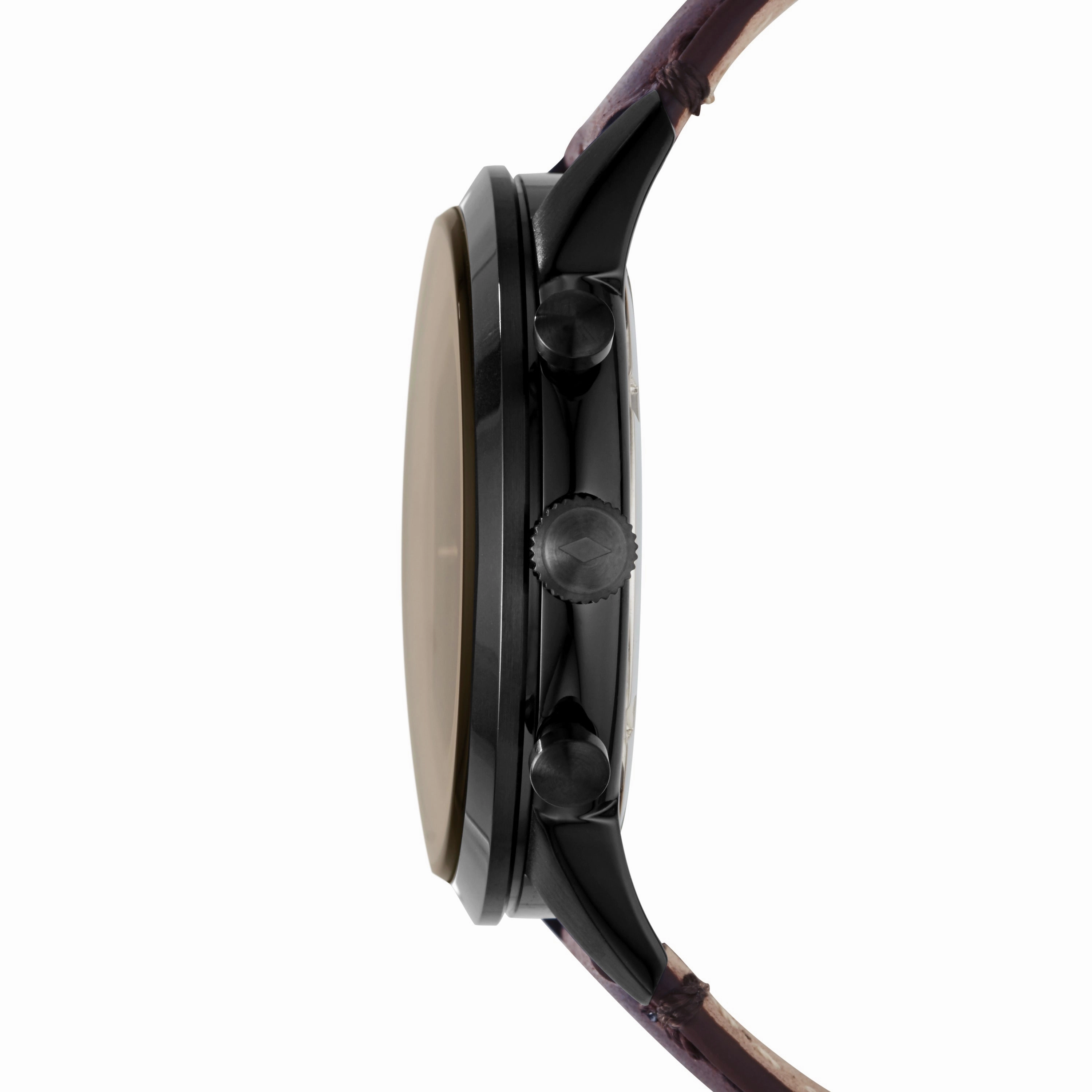 Townsman 44mm Chronograph Brown Leather Watch