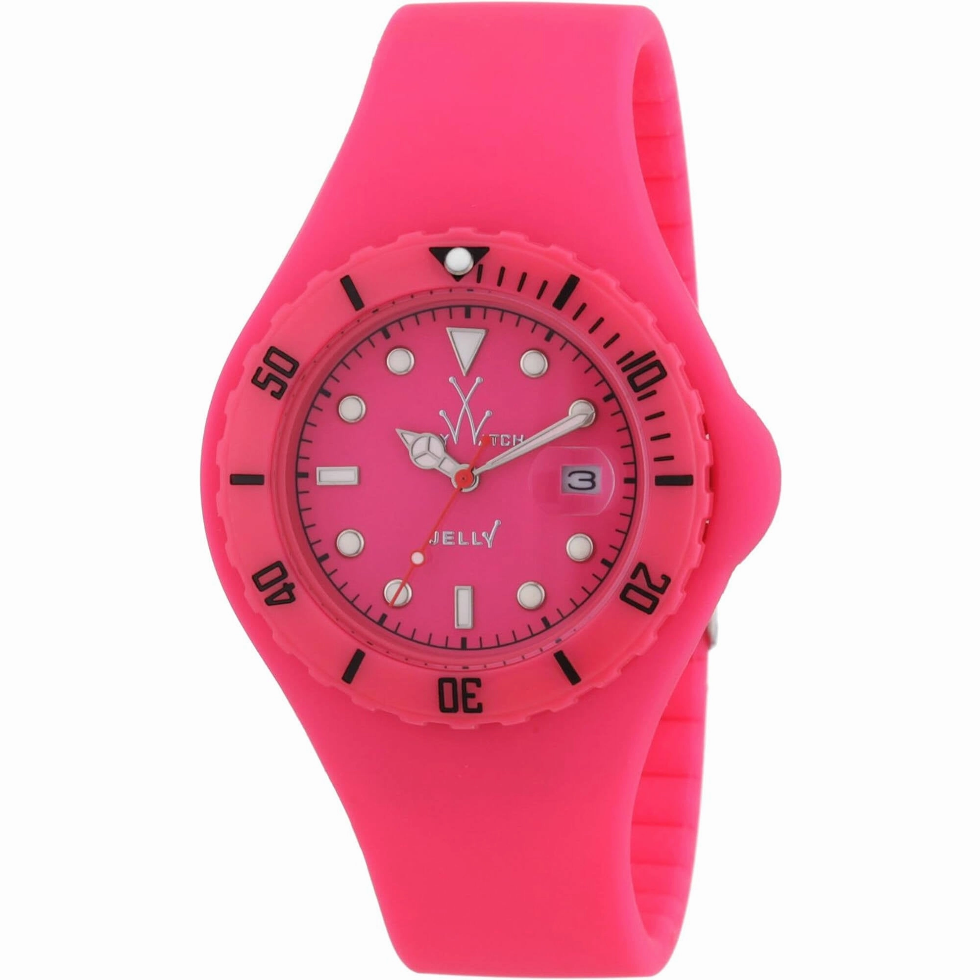 Toy Watch - Women's Watch - Jelly Quartz Pink Dial Rubber Strap | JY04PS