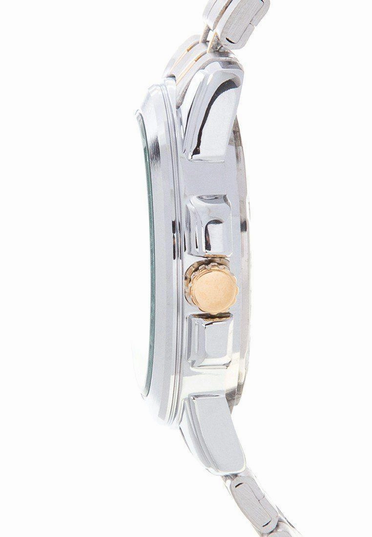 Valentino 20121953-TWO TONE - BLACK DIAL STAINLESS BAND Watch For Women