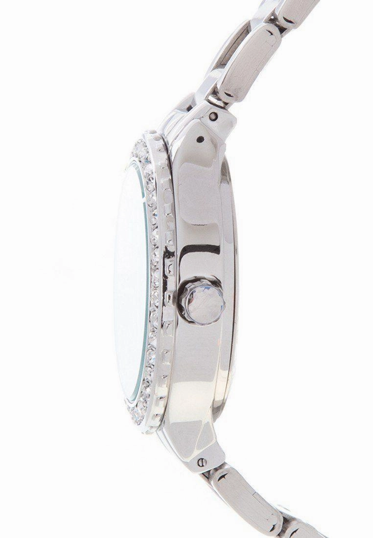 Valentino 20121961-SILVER  - BLACK DIAL SILVER STAINLESS BAND  Watch For Women