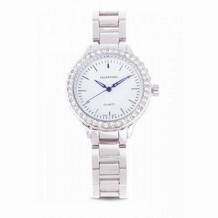 Valentino 20121961-SILVER - WHITE DIAL SILVER STAINLESS BAND Watch For Women