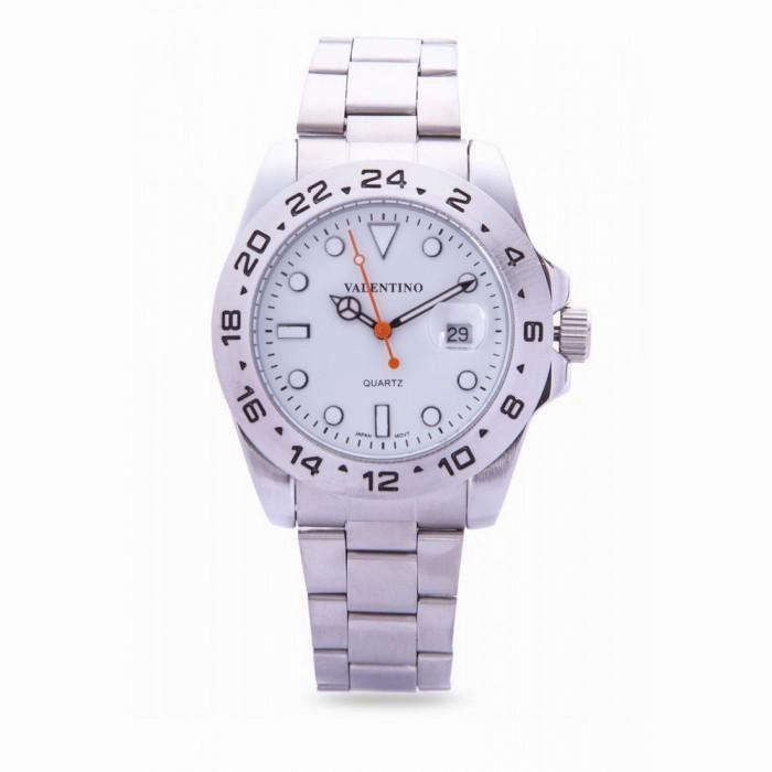 Valentino 20122020-WHITE DIAL SILVER STAINLESS STEEL STRAP Watch for Men