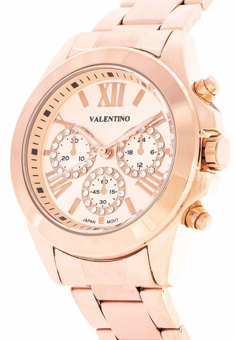 Valentino 20122222-ROSE DIAL Gold Watch for Women