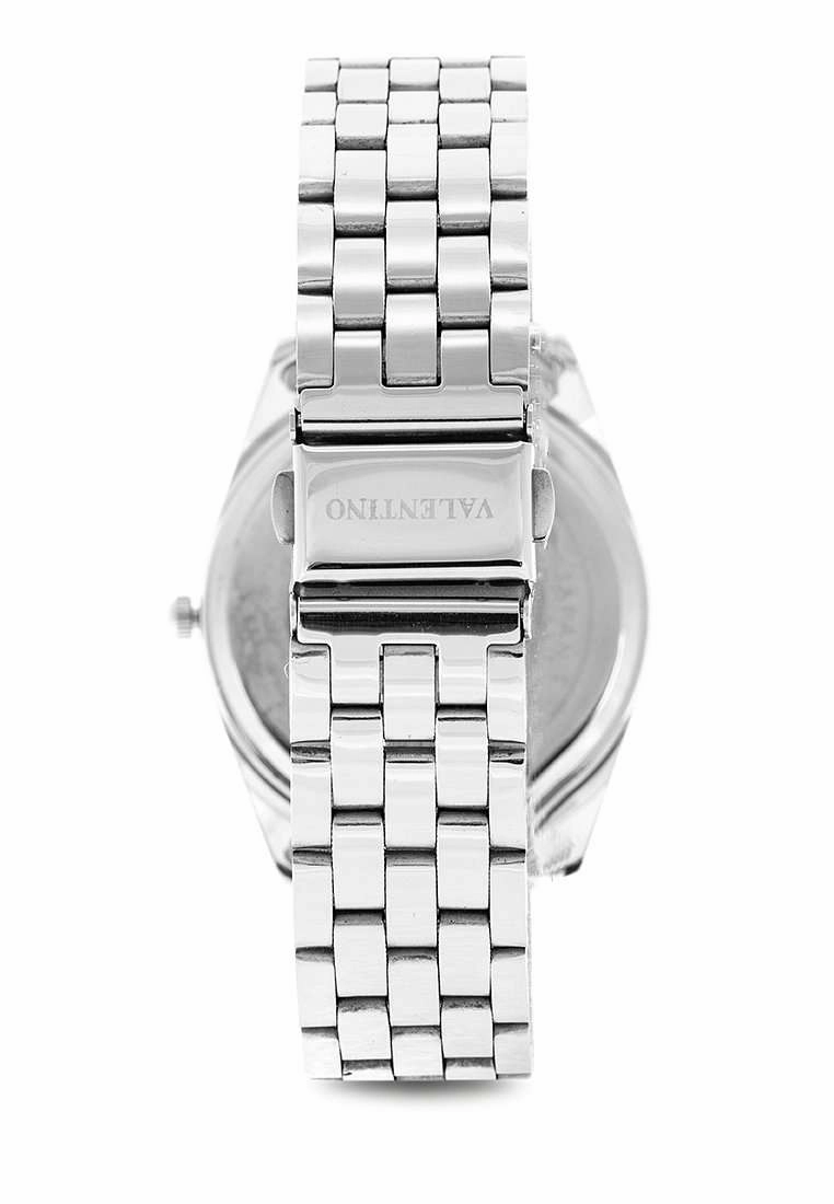 Valentino 20122249-BLACK DIAL Silver Watch for Men