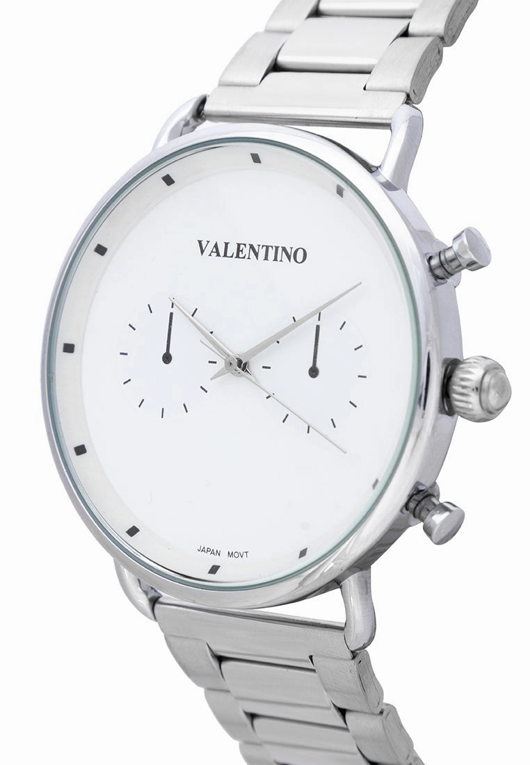 Valentino 20122354-WHITE DIAL Stainless Steel Strap Analog Watch for Men