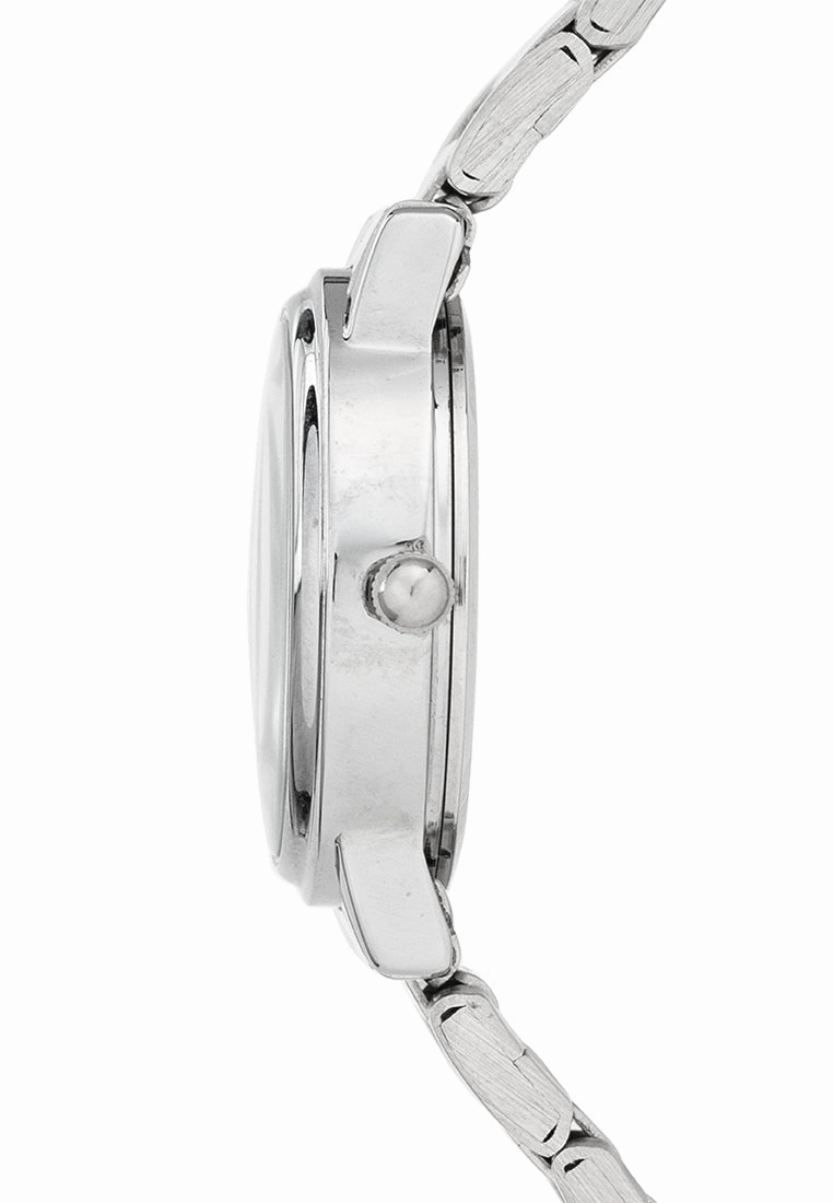Valentino 20122388-BLACK DIAL Stainless Steel Strap Analog Watch for Women