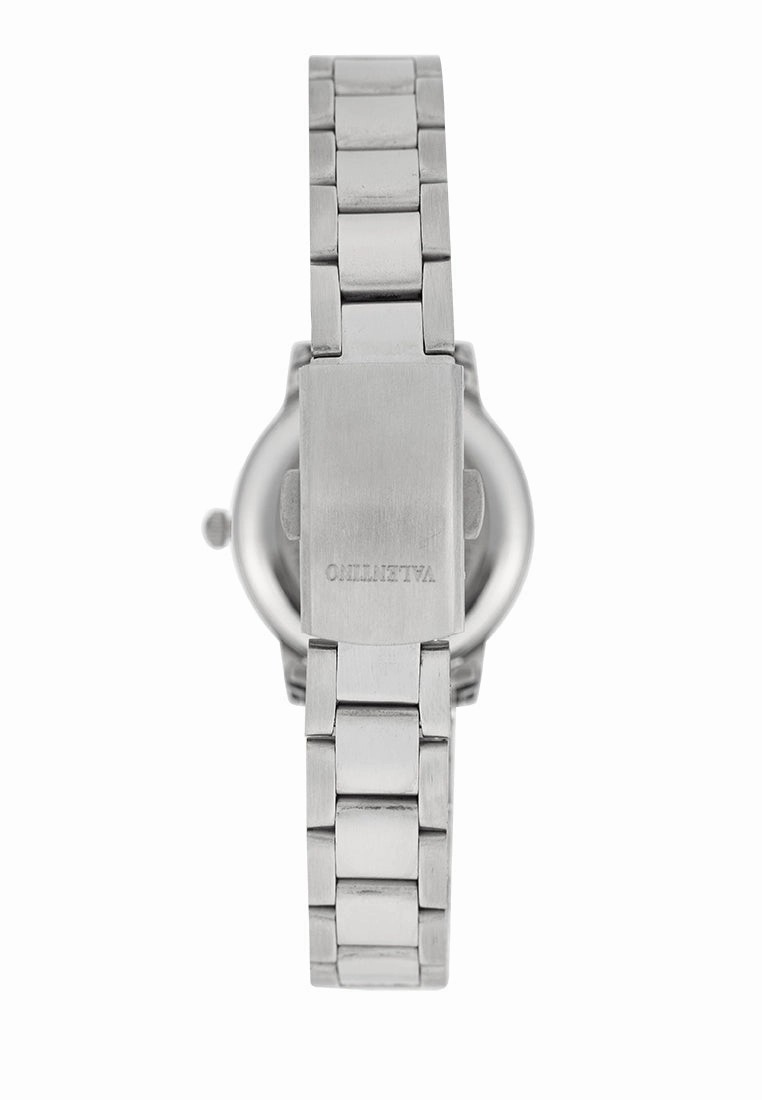 Valentino 20122388-BLACK DIAL Stainless Steel Strap Analog Watch for Women