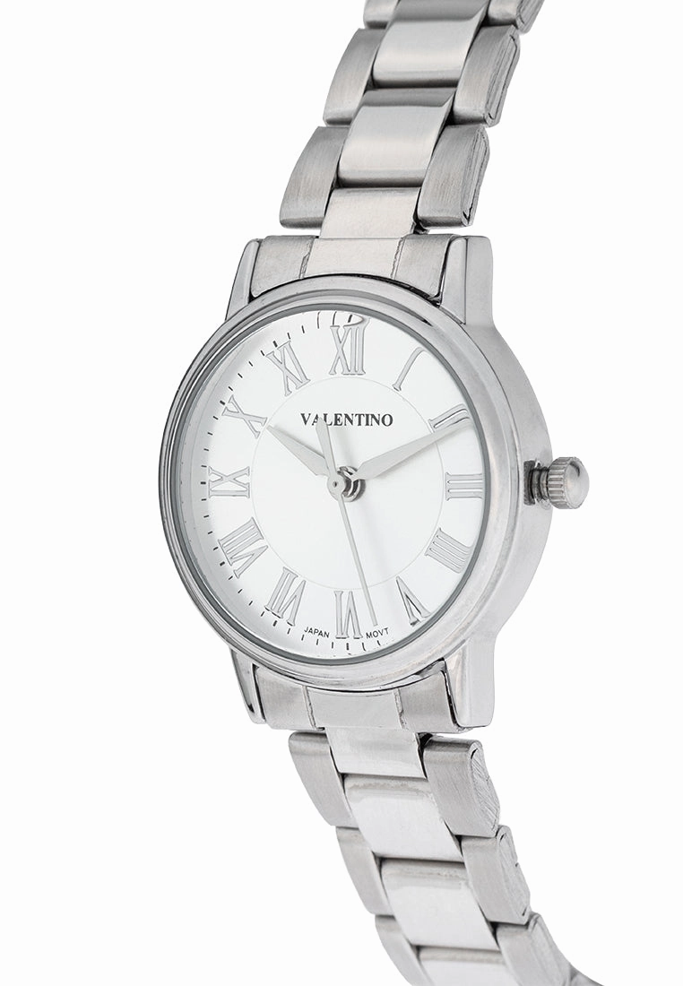 Valentino 20122388-SILVER DIAL Stainless Steel Strap Analog Watch for Women