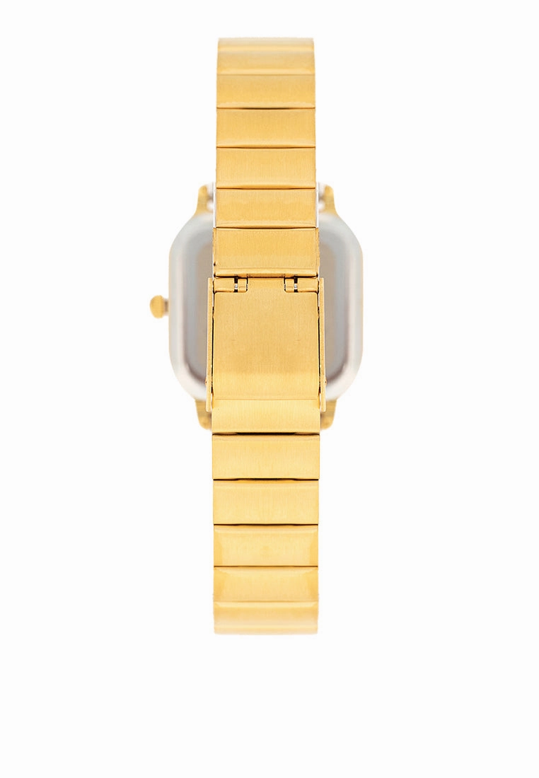 Valentino 20122389-GOLD DIAL Stainless Steel Strap Analog Watch for Women
