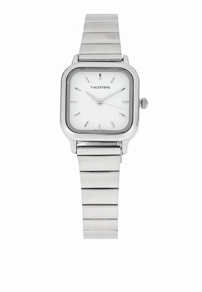 Valentino 20122391-WHITE DIAL Stainless Steel Strap Analog Watch for Women