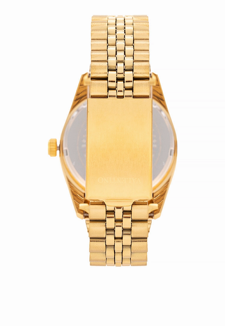 Valentino 20122402-GOLD - SILVER DIAL Stainless Steel Strap Analog Watch for Men