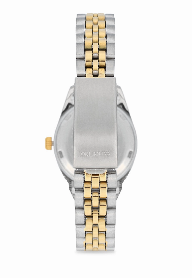 Valentino 20122403-TWO TONE - GOLD DIAL  Stainless Steel Strap Analog Watch for Women