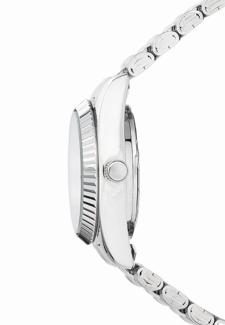 Valentino 20122405-BLACK DIAL Stainless Steel Strap Analog Watch for Women