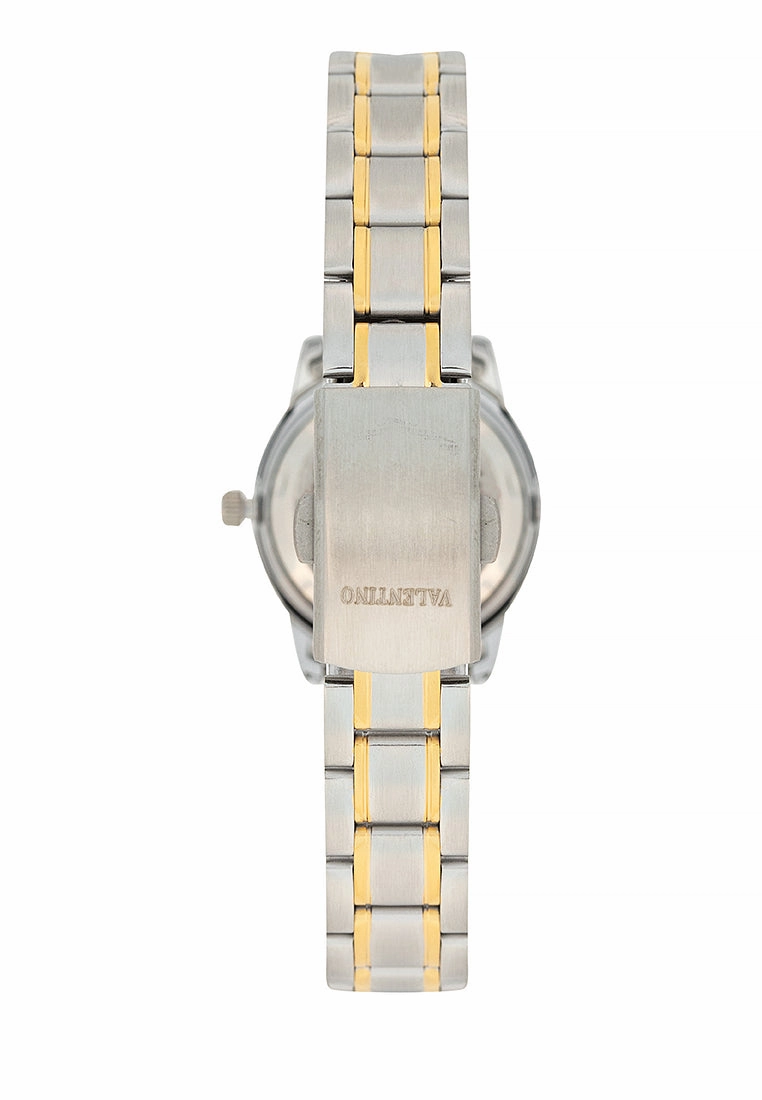 Valentino 20122423-TWO TONE - GOLD DIAL Stainless Steel Strap Analog Watch for Women