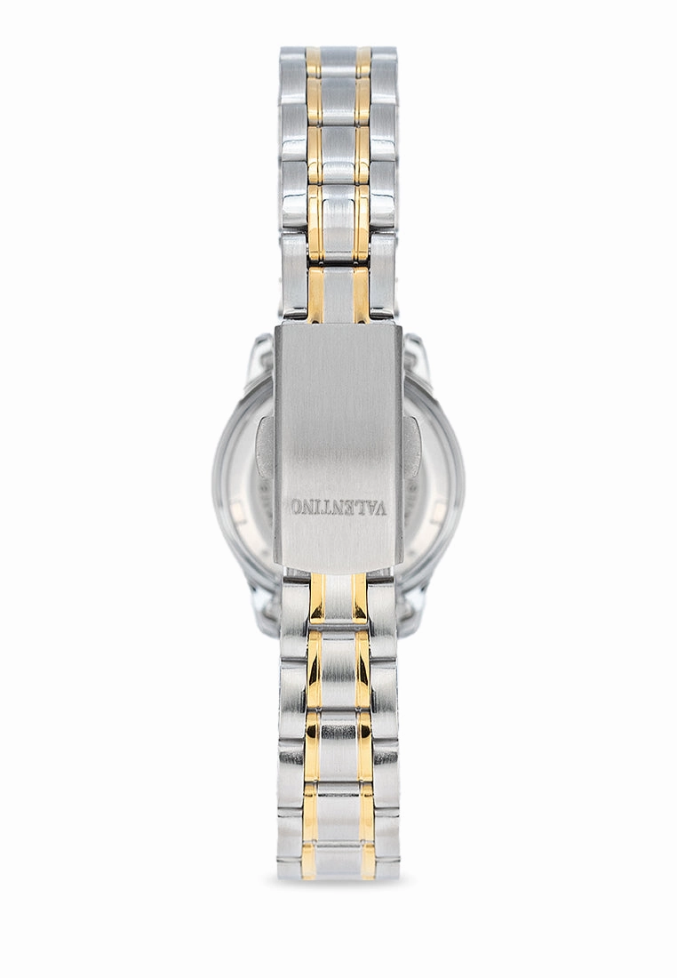 Valentino 20122423-TWO TONE - SILVER DIAL Stainless Steel Strap Analog Watch for Women