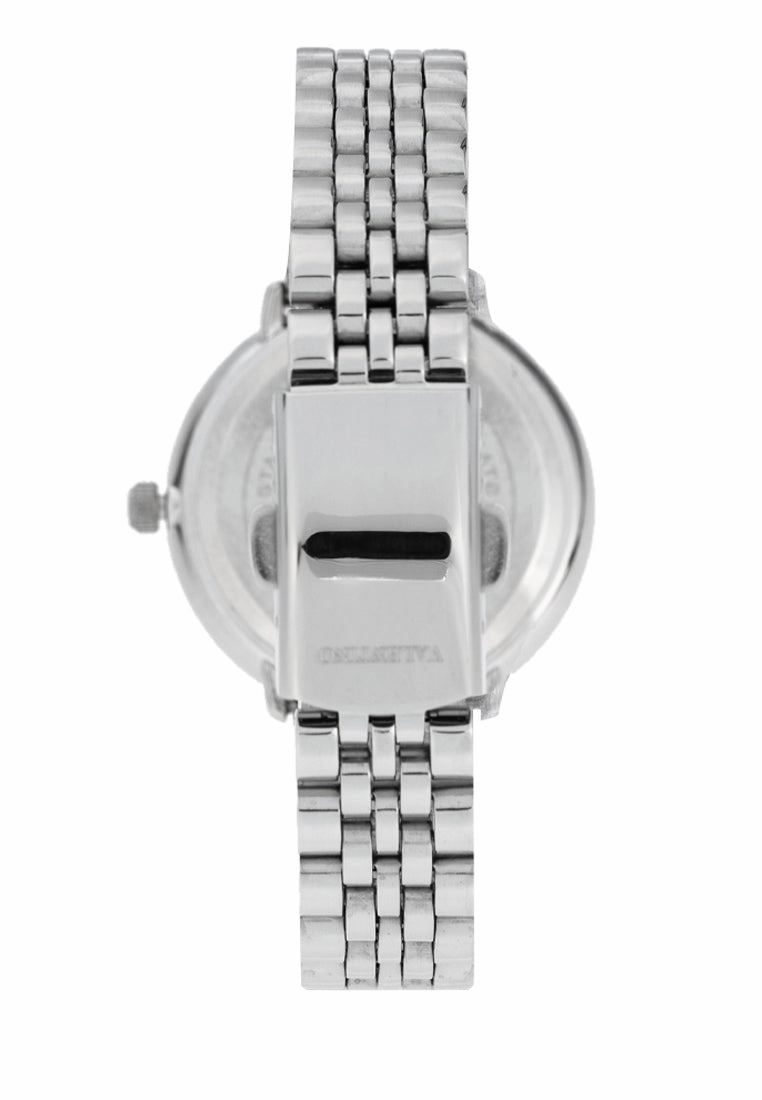 Valentino 20122429-WHITE DIAL Stainless Steel Strap Analog Watch for Women