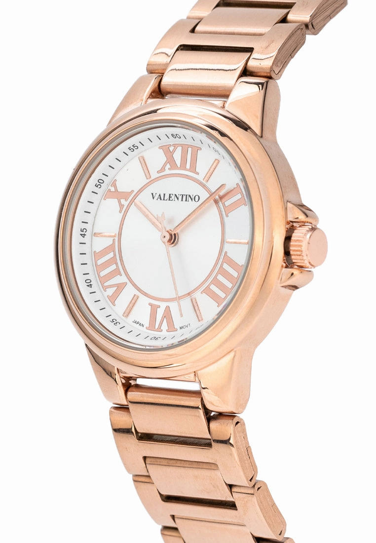 Valentino 20122431-SILVER DIAL Stainless Steel Strap Analog Watch for Women