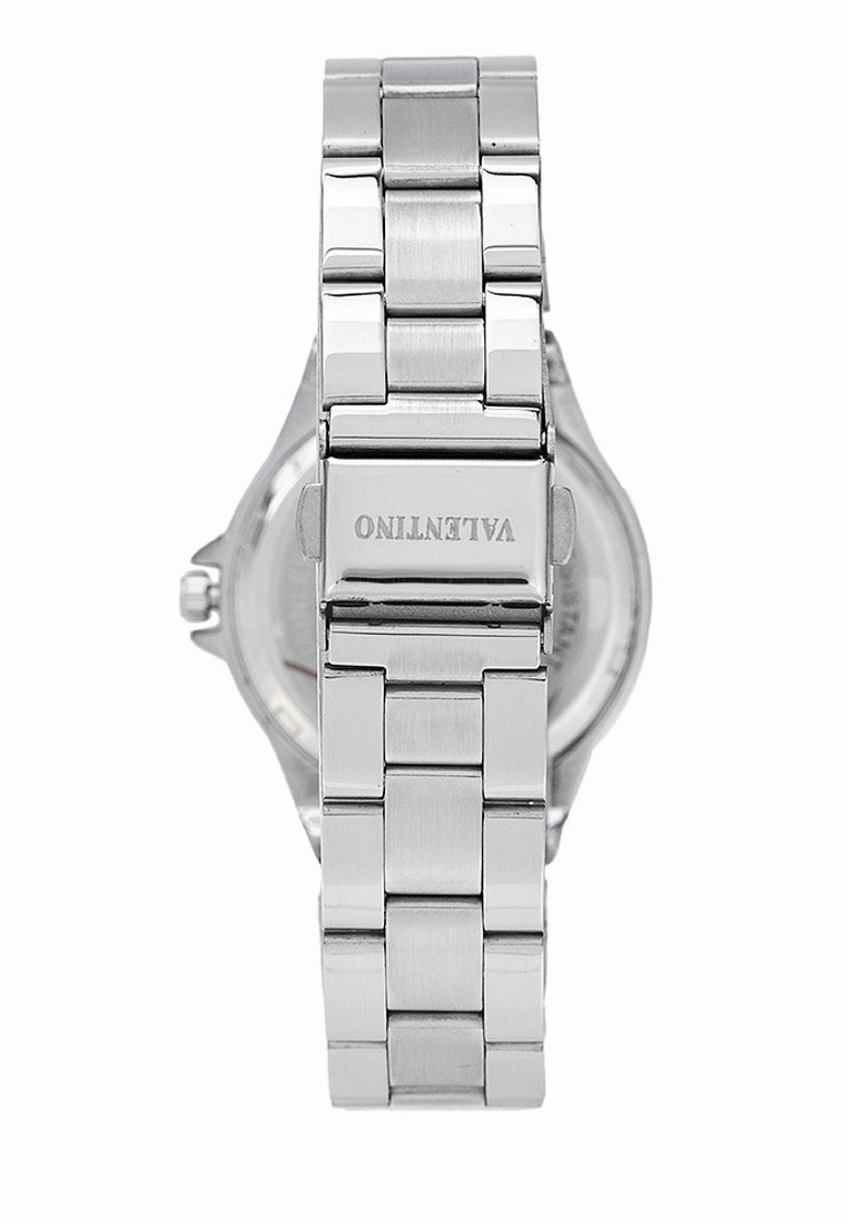 Valentino 20122435-SILVER DIAL Stainless Steel Strap Analog Watch for Women