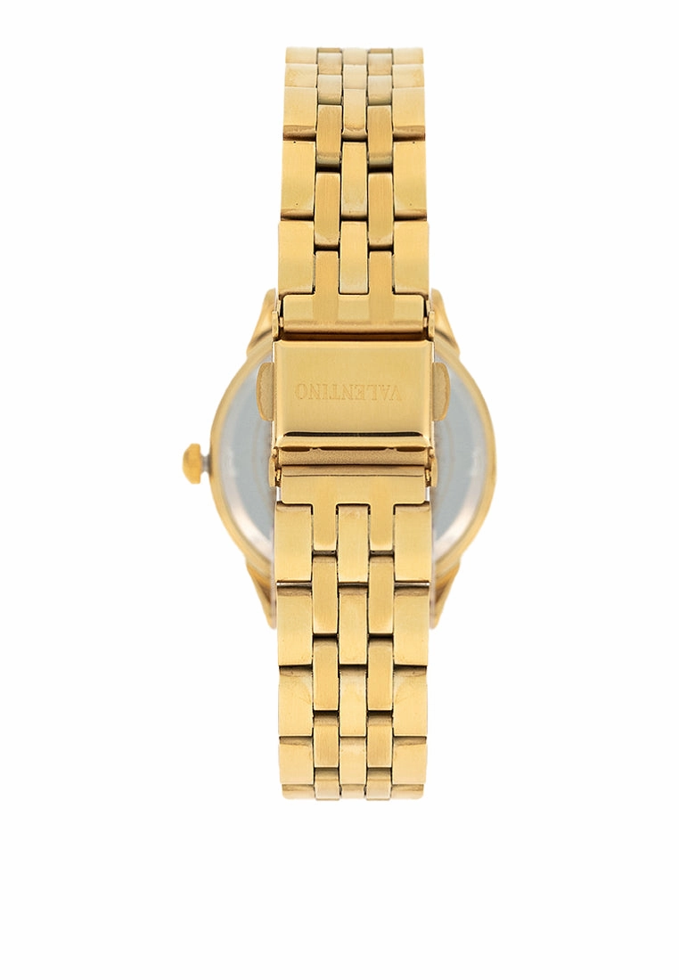 Valentino 20122440-WHITE DIAL Stainless Steel Strap Analog Watch for Women