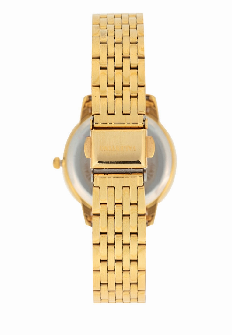 Valentino 20122445-GOLD DIAL Stainless Steel Strap Analog Watch for Women