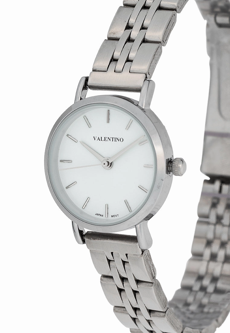 Valentino 20122449-WHITE DIAL Stainless Steel Strap Analog Watch for Women