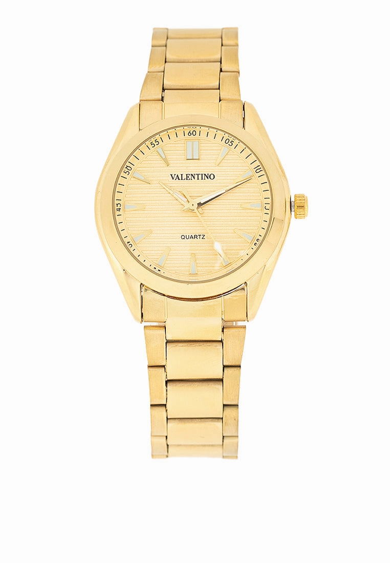 Valentino 20122455-GOLD DIAL Stainless Steel Strap Analog Watch for Women