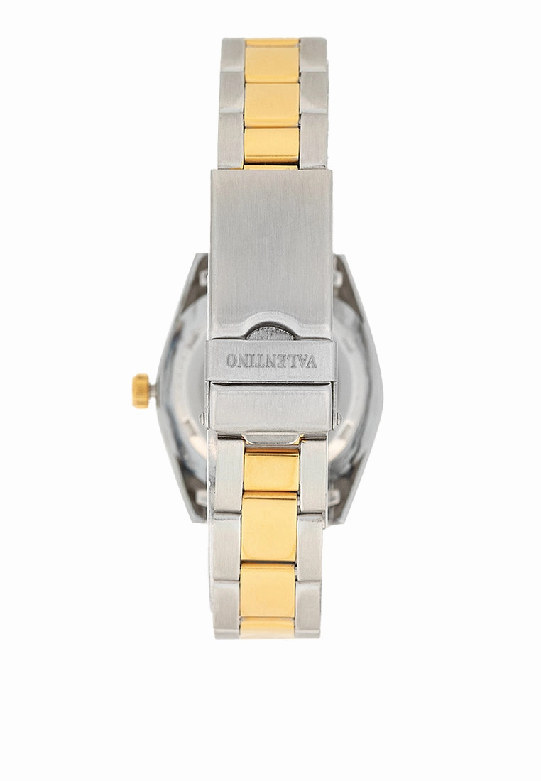 Valentino 20122467-TWO TONE - GOLD DIAL Stainless Steel Strap Analog Watch for Women