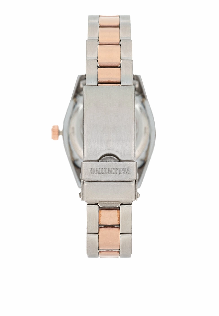 Valentino 20122468-TWO TONE - WHITE DIAL Stainless Steel Strap Analog Watch for Women