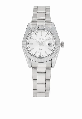 Valentino 20122469-SILVER DIAL Stainless Steel Strap Analog Watch for Women