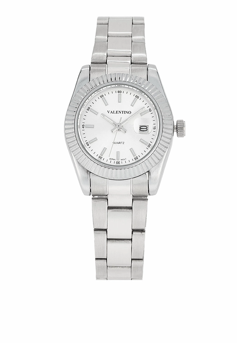 Valentino 20122469-SILVER DIAL Stainless Steel Strap Analog Watch for Women