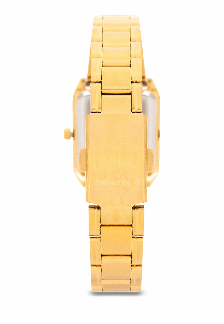 Valentino Stainless Steel Strap Analog Watch for Women 20122256-GOLD - GOLD DIAL ROMAN