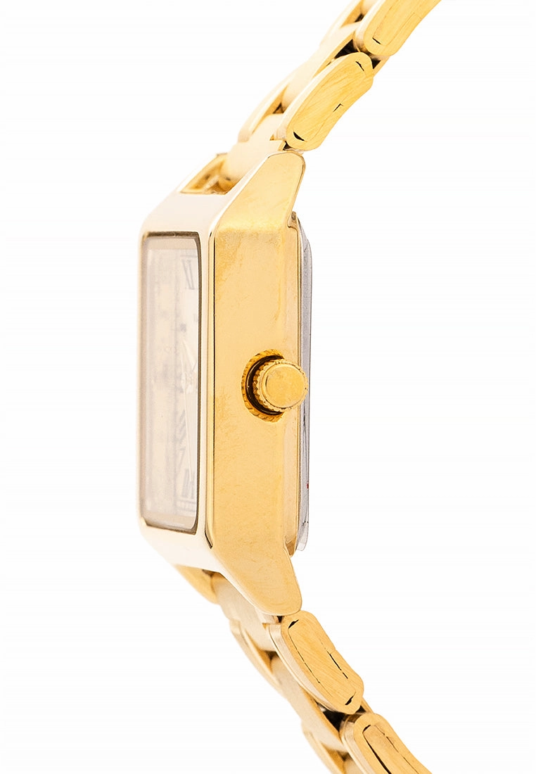 Valentino Stainless Steel Strap Analog Watch for Women 20122256-GOLD - GOLD DIAL ROMAN