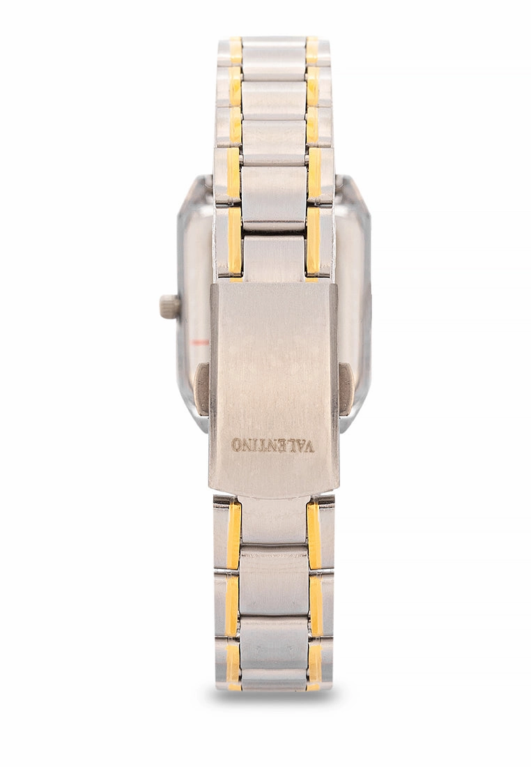 Valentino Stainless Steel Strap Analog Watch for Women 20122256-TWO TONE - GOLD DIAL ROMAN