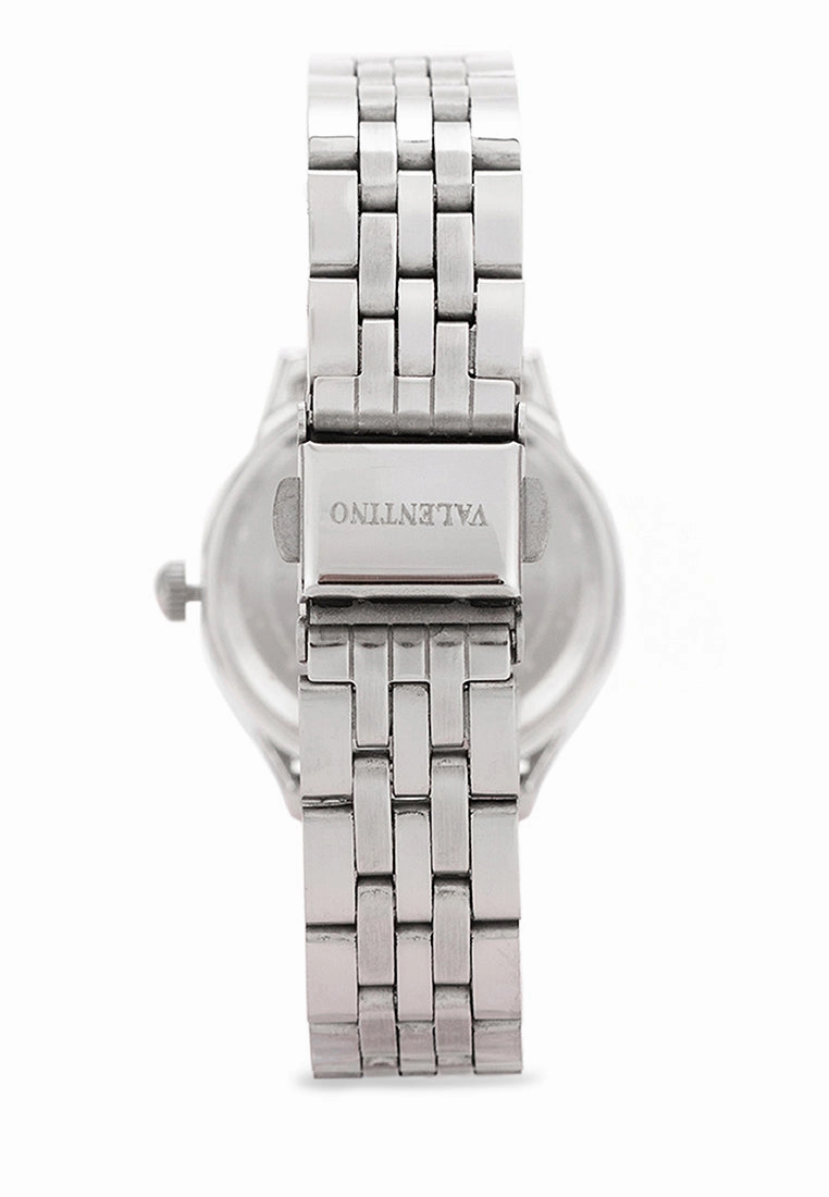 Valentino Stainless Steel Strap Analog Watch for Women 20122481-BLACK DIAL