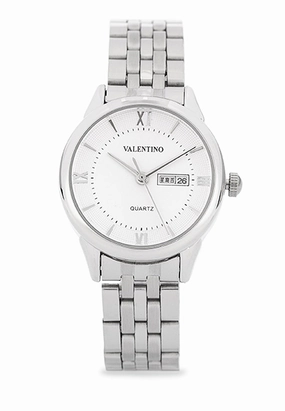 Valentino Stainless Steel Strap Analog Watch for Women 20122481-WHITE DIAL