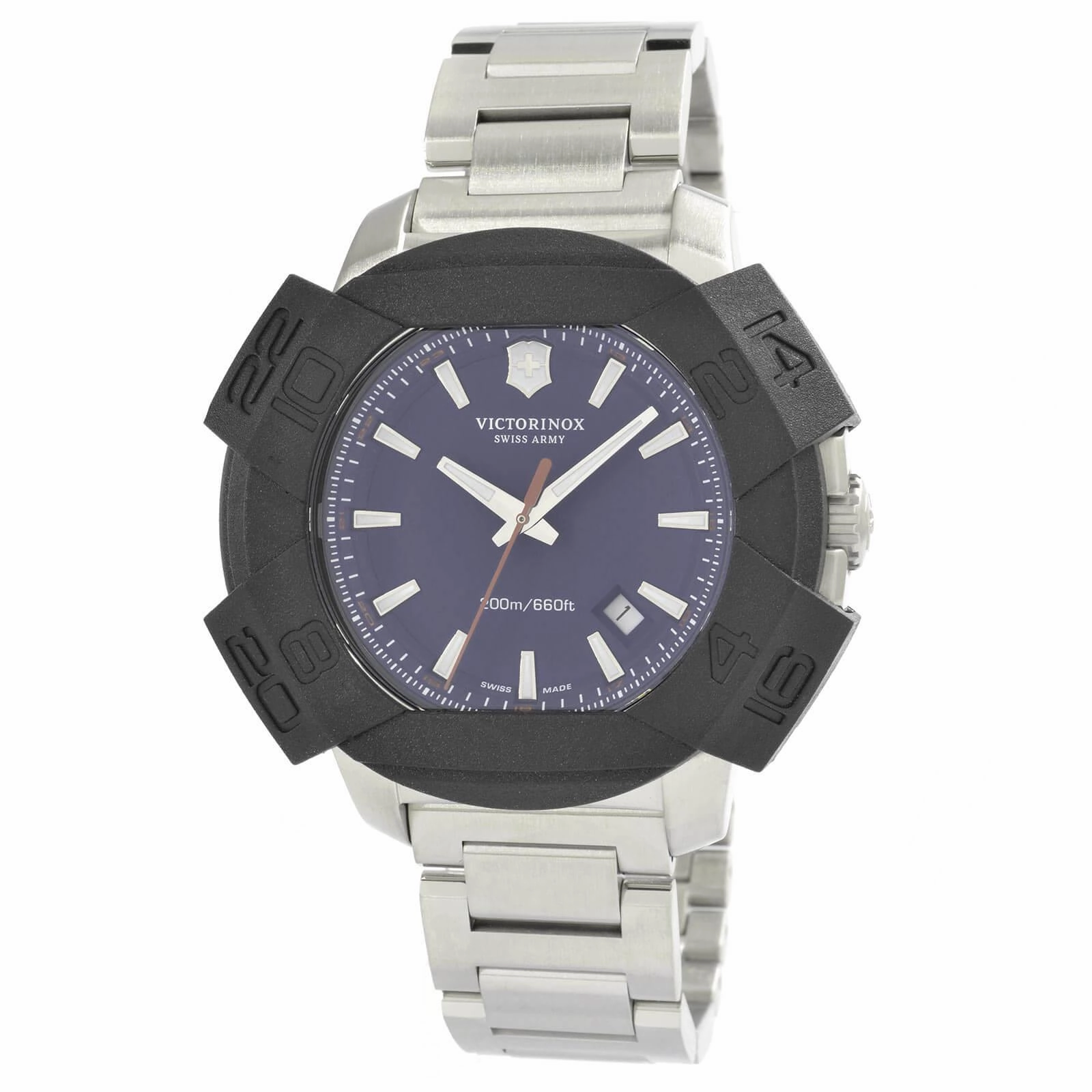 Victorinox Swiss Army I.N.O.X. Blue Dial Steel Men's Watch 241724.1