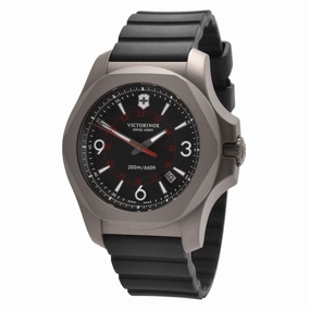 Victorinox Swiss Army Men's Quartz Watch - I.N.O.X. Black Dial Titanium | 241883