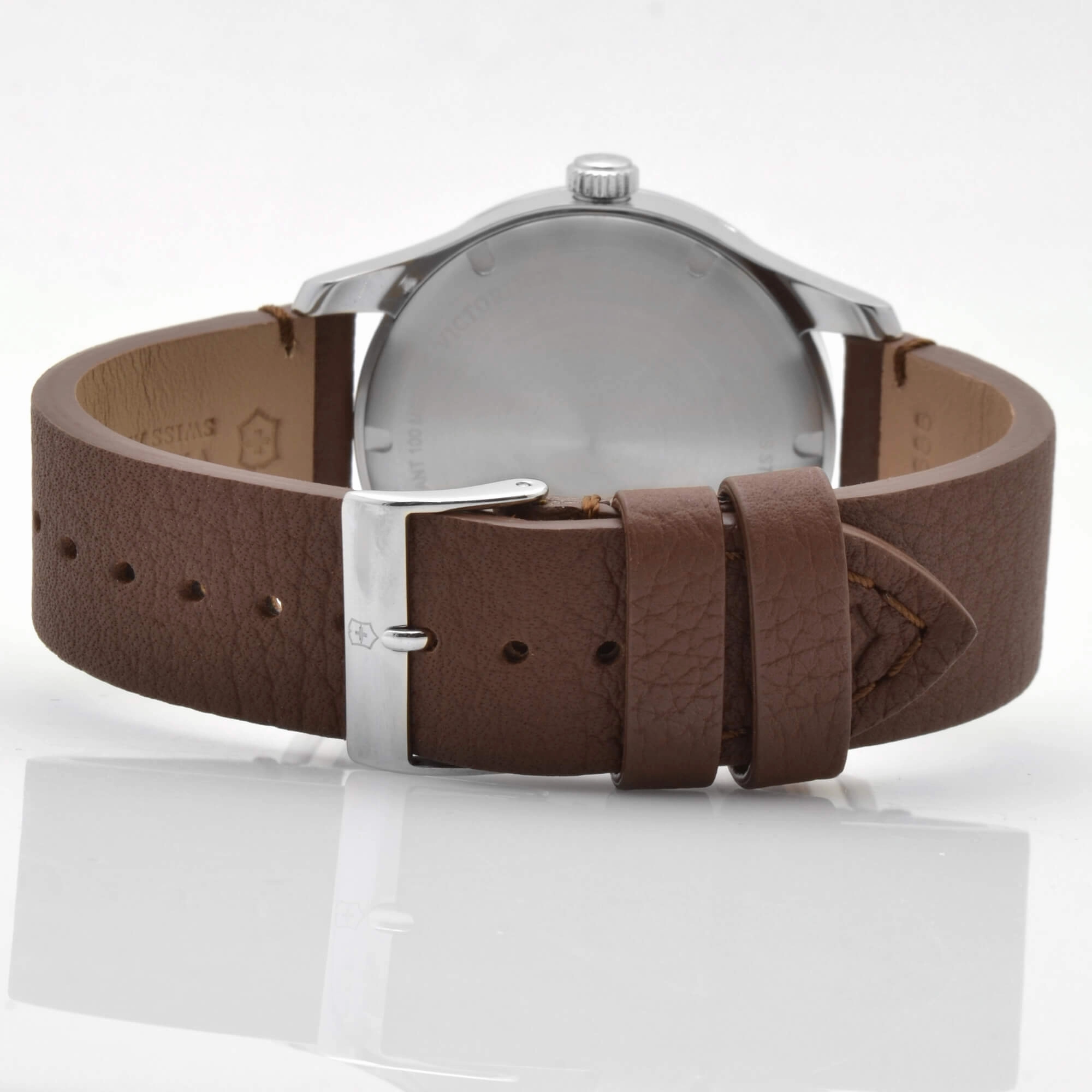Victorinox Swiss Army Men's Strap Watch - Alliance Brown Leather | 241806